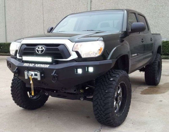 Road Armor 12-15 Toyota Tacoma Stealth Front Winch Bumper - Tex Blk