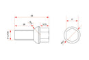 iSWEEP Titanium Wheel Lug Bolts-2