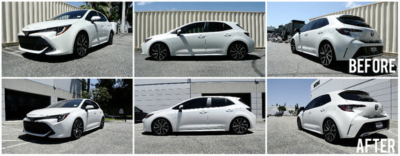 Toyota Corolla 18+ Hatchback (Excluding AWD, Sedan, iM) EZII Series Coilovers