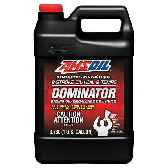 AMSOIL DOMINATOR 100% Synthetic 2-Stroke Racing Oil 3.78 Liter Jug