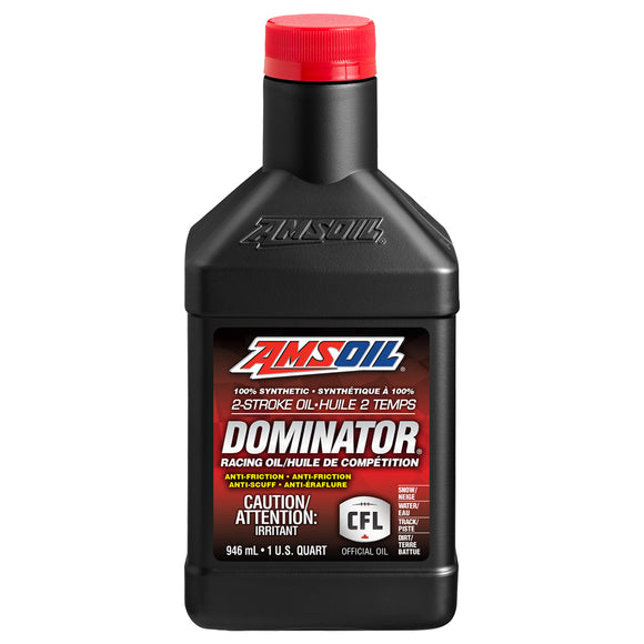 AMSOIL DOMINATOR 100% Synthetic 2-Stroke Racing Oil 946 ml Bottle