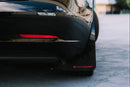 Rally Armor 17-23 Tesla Model 3 Black UR Mud Flap - Metallic Black Logo-4