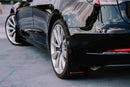 Rally Armor 17-23 Tesla Model 3 Black UR Mud Flap - Metallic Black Logo-3