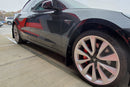 Rally Armor 17-23 Tesla Model 3 Black UR Mud Flap - Metallic Black Logo-6