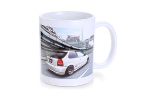 TOMEI MUG WHITE EK9 CIVIC OSAKA-KANJO