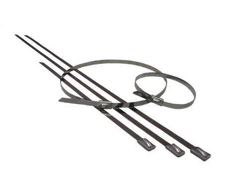 PTP 21 Stainless Steel Locking Ties (4 Pack)"