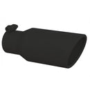 MBRP Universal Angled Rolled End Tip 4in OD / 2-3/4in Inlet / 10in Length - Black-1