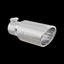 MBRP Universal Tip 4in OD 2.75in Inlet 10in Length Angled Rolled End T304-1