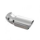 MBRP Universal Tip 6in OD 5in Inlet 15.5in Length 30 Deg Bend Angled Rolled End T304-1