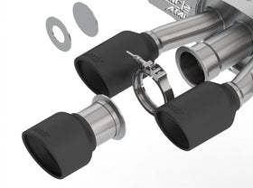 Borla 17-18 Honda Civic Type-R FK8 ATAK Cat-Back Exhaust w/ Ceramic Black Tips - 0