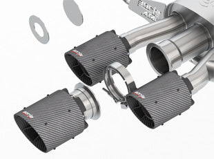 Borla 17-18 Honda Civic Type R 2.0L 2.75in Atak Adjustable Catback Exhaust (Carbon Fiber Black Tip)