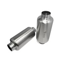 Ticon Industries 17in OAL 3.0in In/Out Ultralight Titanium Muffler-1