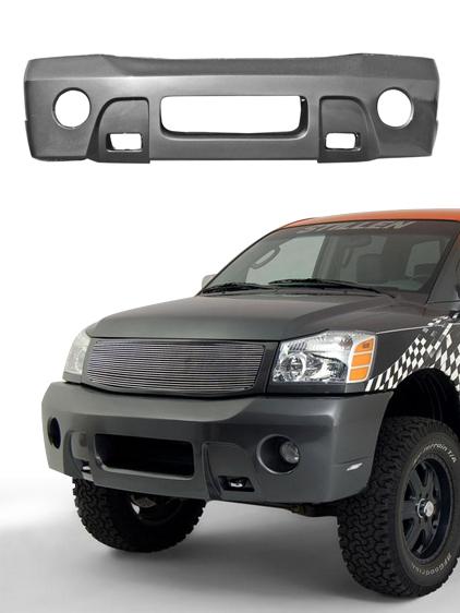 STILLEN BUMPER COVER SPOILER 04-07 NISSAN TITAN