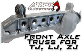 Artec Industries 93-06 Jeep Wrangler TJ Lj D44 Front Axle Truss W/ DaystarBushings