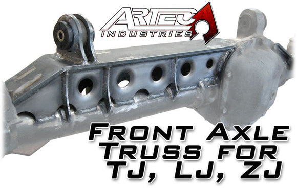 Artec Industries 93-06 Jeep Wrangler TJ Lj D30 Front Axle Truss W/ DaystarBushings