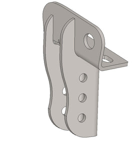 Artec Industries 97-06 Jeep Wrangler TJ Frame Side Trackbar Mount - 2 1/2 In - 3 1/2 In Stretch