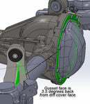 Artec Industries 93-06 Jeep Wrangler TJ Front Axle Uca Replacement-4