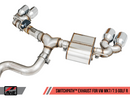 AWE Tuning Mk7 Golf R SwitchPath Exhaust w/Chrome Silver Tips 102mm-5