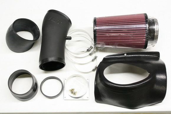 JLT 03-04 Ford Mustang Mach 1 Black Textured Ram Air Intake Kit w/Red Filter w/Shaker Hook Up