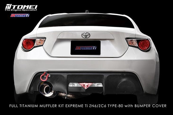 TOMEI FULL TITANIUM MUFFLER KIT EXPREME Ti ZN6/ZC6 TYPE-80 (Previous Part Number