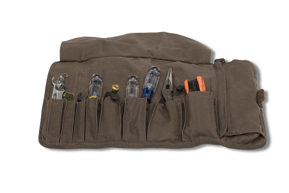 Burly Brand Voyager Tool Roll - Dark Oak