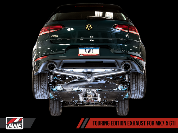 AWE Touring Edition Exhaust for VW MK7.5 GTI - Diamond Black Tips