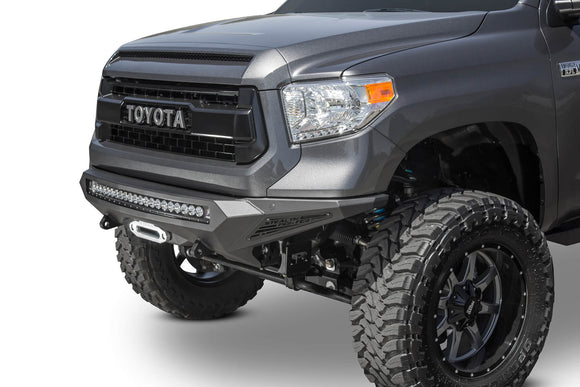 Addictive Desert Designs 2014+ Toyota Tundra Stealth Fighter Front Bumper w/Winch Mount & Sensors