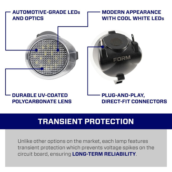 Form Lighting Toyota Tundra/Sequoia 2007-21 LED Puddle Lights (Pair)
