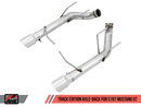 AWE Track Edition Axle-back Exhaust for the S197 Ford Mustang GT - Chrome Silver Tips-11