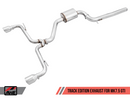 AWE Track Edition Exhaust for VW MK7.5 GTI - Chrome Silver Tips-3