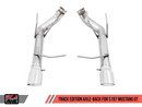 AWE Track Edition Axle-back Exhaust for the S197 Ford Mustang GT - Chrome Silver Tips-10