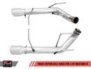 AWE Track Edition Axle-back Exhaust for the S197 Ford Mustang GT - Chrome Silver Tips-9