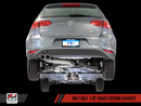 AWE Track Edition Exhaust for VW MK7 Golf 1.8T - Chrome Silver Tips (90mm)-5