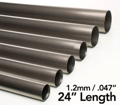 Ticon Industries 1.75in Diameter x 24.0in Length 1.2mm/.047in Wall Thickness Titanium Tube