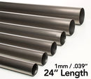 Ticon Industries 1in Diameter 24in Length 1mm/.039in Titanium Tube-1
