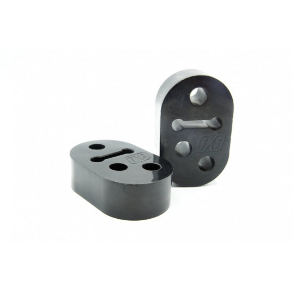 Turbo XS Universal 12mm Two Position Polyurethane Exhaust Hanger - Black