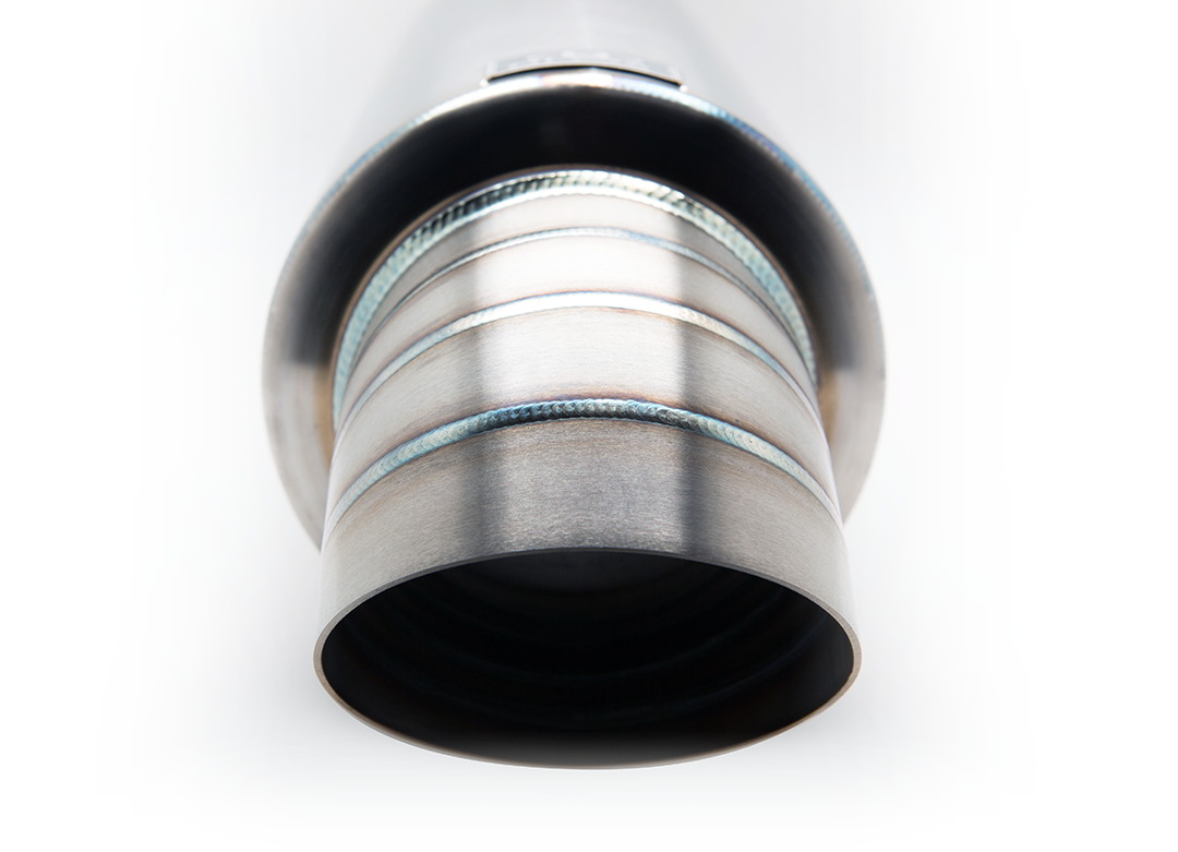 BLOX Racing 2.5 inch Universal Street Muffler - Turndown Tip