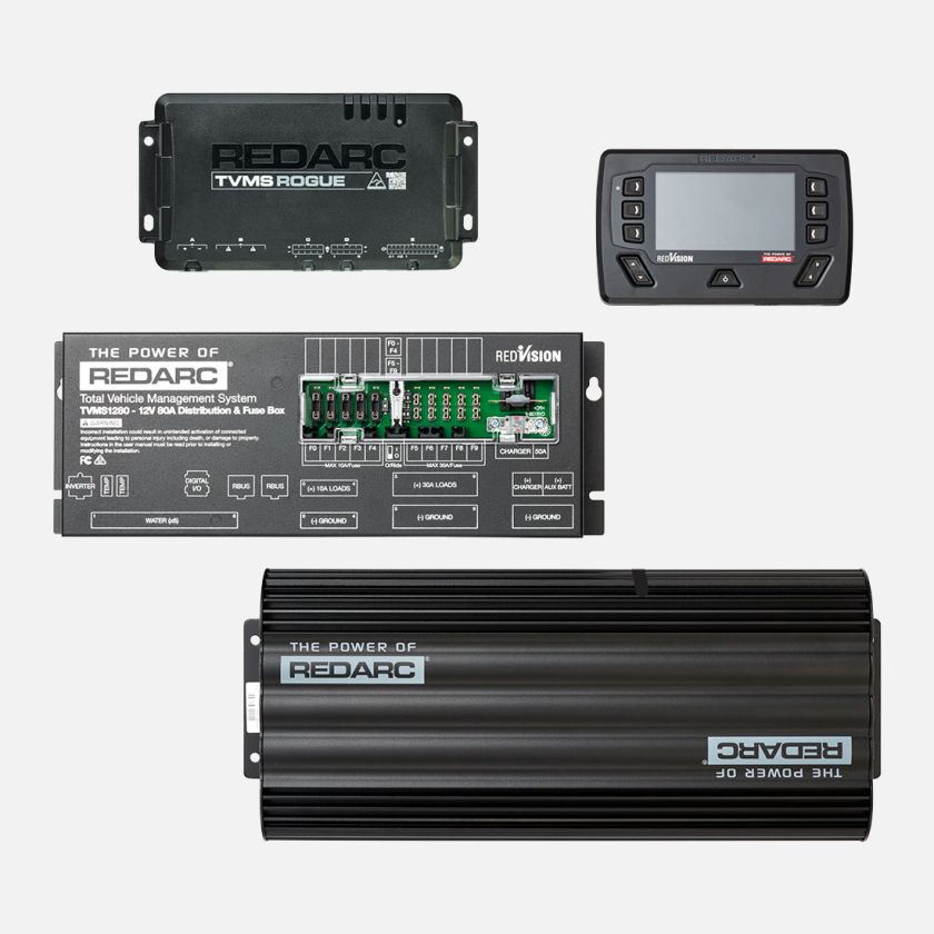 REDARC Total Vehicle Management System - Combo (Prime/Rogue/Manager30 System/RedVision Display) - 0