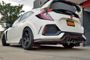 Rally Armor 17-22 Honda Civic Type R White UR Mud Flap w/Red Logo-9