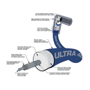 Moroso Chevrolet Big Block Ignition Wire Set - Ultra 40 - Unsleeved - HEI - Crab Cap - Blue-2