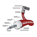 Moroso Chevrolet Small Block Ignition Wire Set - Ultra 40 - Unsleeved - HEI - Under Header - Red-2