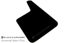 Rally Armor Universal Fit (No Hardware) Basic Plus Black Mud Flap w/ Black Logo-1
