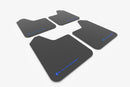 Rally Armor Universal Fit (No Hardware) Black UR Mud Flap w/ Blue Logo-1