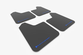 Rally Armor Universal Fit (No Hardware) Black UR Mud Flap w/ Blue Logo