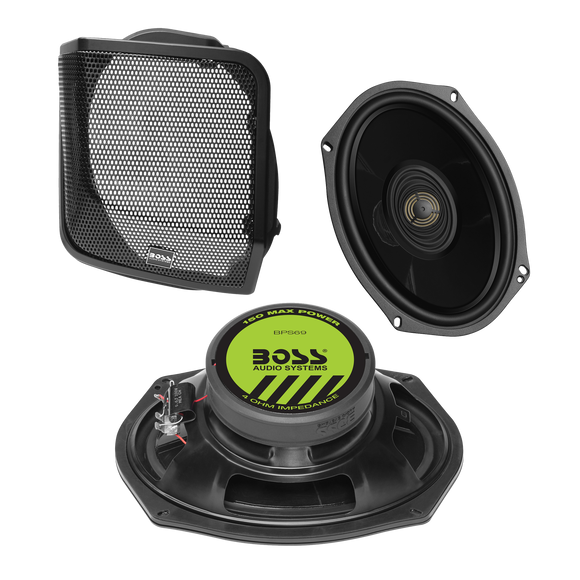 Boss Audio Systems Harley Davidson 6 x 9in Saddlebag Speaker Kit