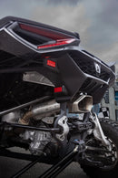 MBRP CAN-AM MAVERICK R 2024 2025 3" TURBO BACK, SINGLE SLIP-ON SYSTEM WITH CATAL-3