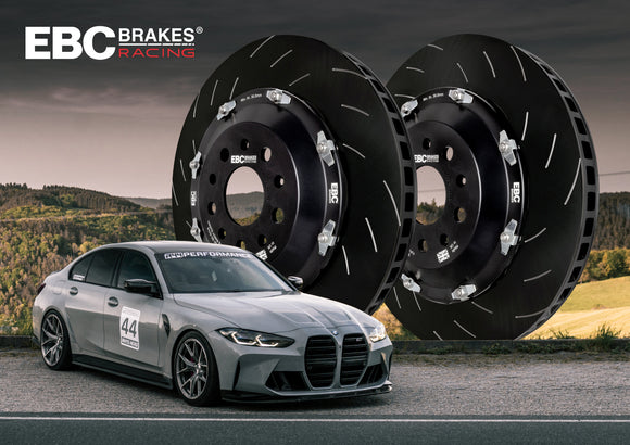 EBC Racing 2021+ BMW M3/M4 (w/o Carbon Ceramic Brakes) G80/G82 2 Piece SG Racing Front Rotors