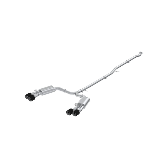 MBRP 21-23 Hyundai Sonata N Line 2.5L Turbo T304SS 2.5in Cat-Back w/ Carbon Fiber Quad Tips