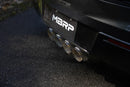 MBRP 14-19 Corvette 6.2L (NPP Models Only) T304SS 3in Cat-Back Dual Split w/ Quad Carbon Fiber Tips-4