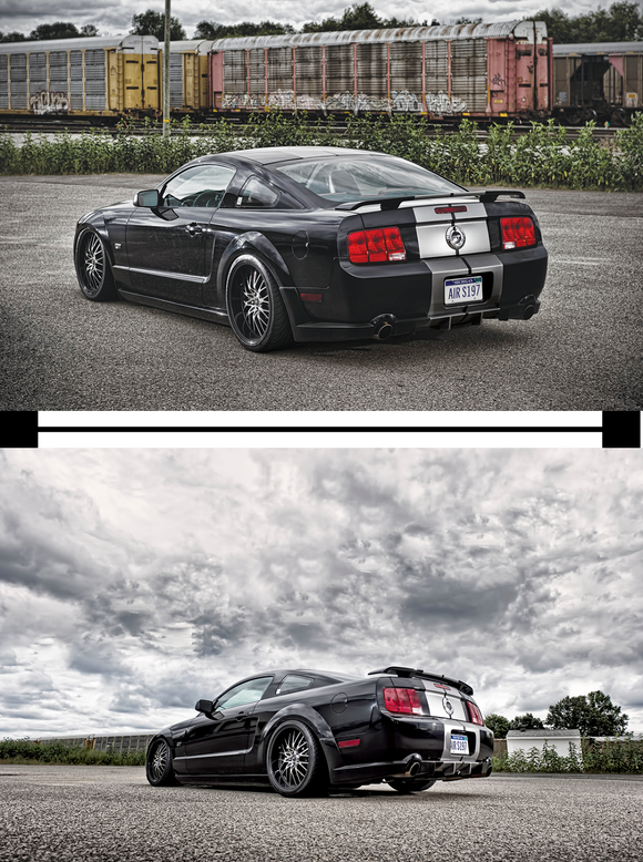 Performance Air Suspension Front Kit 05-14 Ford Mustang S197 Platform - (Base, GT, Convertible, GT500)